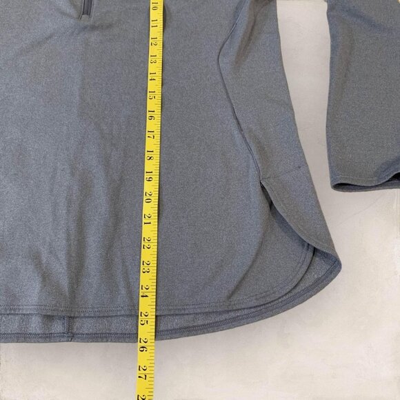 Nike 1/4 Zip Pullover Women’s Size Medium Gray Dri-Fit Athletic Golf Club Logo - Picture 4 of 5